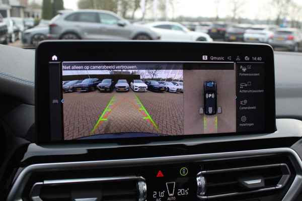 BMW iX3 High Executive 80 kWh / SoH 99% / Trekhaak / Panoramadak / 360Camera / Head-up / 20'' / Leder / Harman Kardon / Sfeerverlichting / Dodehoek / DAB / Stoelverwarming / ACC