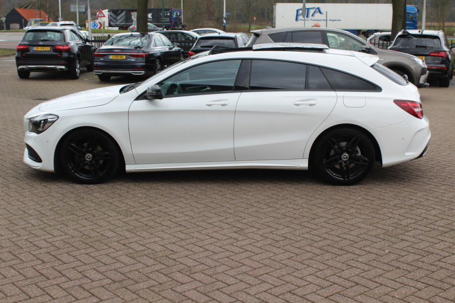 Mercedes-Benz CLA-Klasse Shooting Brake 180 / Panoramadak / Camera / Half leder / Navigatie / 18'' / LED Koplampen / Stoelverwarming / Cruise Control