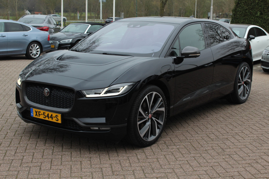 Jaguar I-PACE EV400 HSE 90 kWh / SoH 88% / Full option / Panoramadak / 360Camera / Head-up / Luchtvering / Leder / Meridian / Stuurverwarming