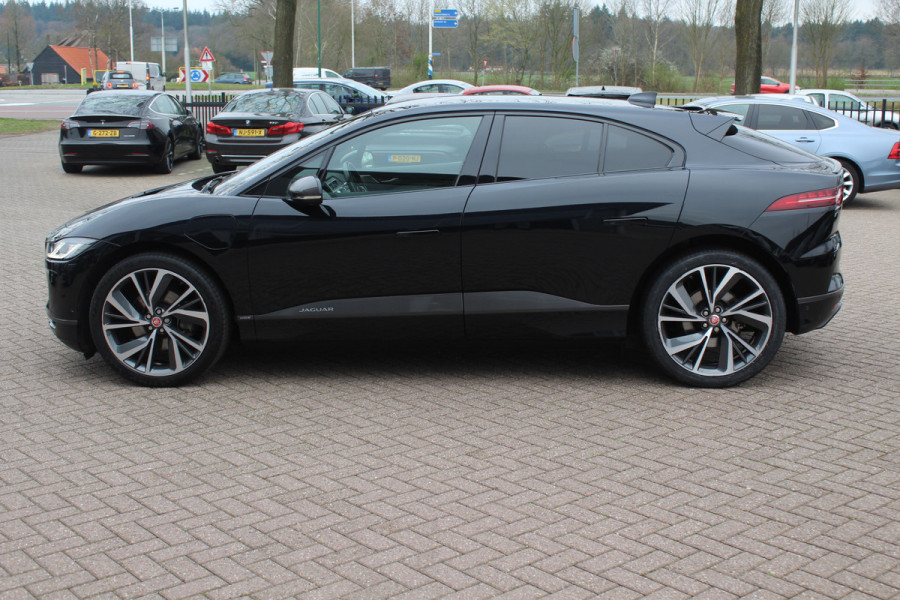 Jaguar I-PACE EV400 HSE 90 kWh / SoH 88% / Full option / Panoramadak / 360Camera / Head-up / Luchtvering / Leder / Meridian / Stuurverwarming