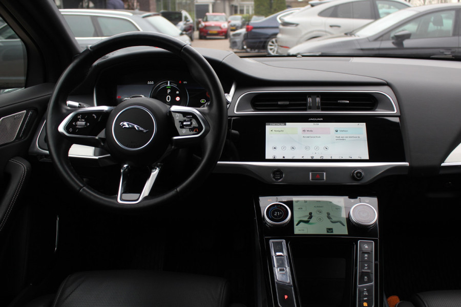 Jaguar I-PACE EV400 HSE 90 kWh / SoH 88% / Full option / Panoramadak / 360Camera / Head-up / Luchtvering / Leder / Meridian / Stuurverwarming