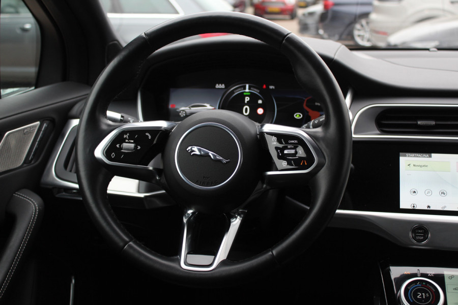 Jaguar I-PACE EV400 HSE 90 kWh / SoH 88% / Full option / Panoramadak / 360Camera / Head-up / Luchtvering / Leder / Meridian / Stuurverwarming