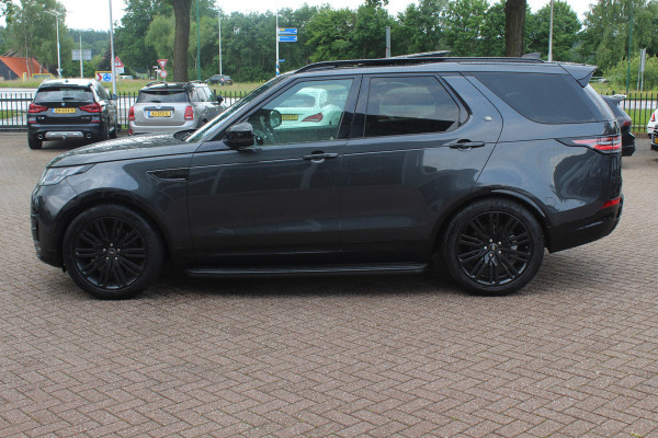Land Rover Discovery 3.0 Td6 HSE Luxury 7p. / Trekhaak / Panoramadak / 360Camera / 22'' / Volleder / Virtual Cockpit / Stuurverwarming / Keyless / Luchtvering / Meridian / DAB / Stoelverwarming / Cruise Control