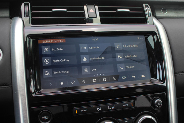 Land Rover Discovery 3.0 Td6 HSE Luxury 7p. / Trekhaak / Panoramadak / 360Camera / 22'' / Volleder / Virtual Cockpit / Stuurverwarming / Keyless / Luchtvering / Meridian / DAB / Stoelverwarming / Cruise Control