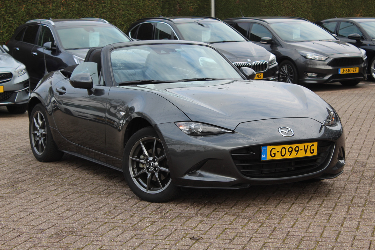 Mazda MX-5 1.5 SkyActiv-G 132 GT-M 18.925 km! / Camera / Leder / Keyless / Sportstoelen / Navigatie / DAB / Cruise Control