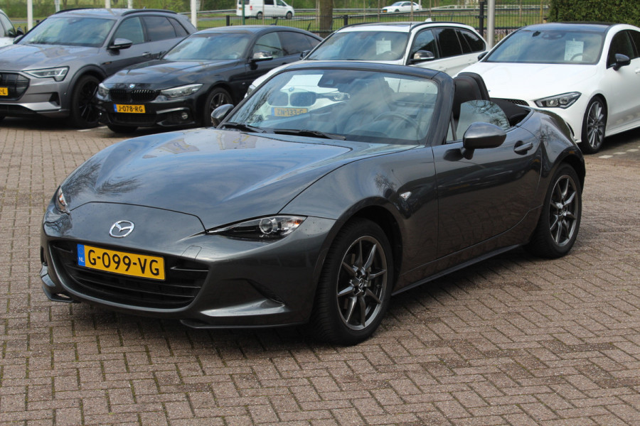 Mazda MX-5 1.5 SkyActiv-G 132 GT-M 18.925 km! / Camera / Leder / Keyless / Sportstoelen / Navigatie / DAB / Cruise Control