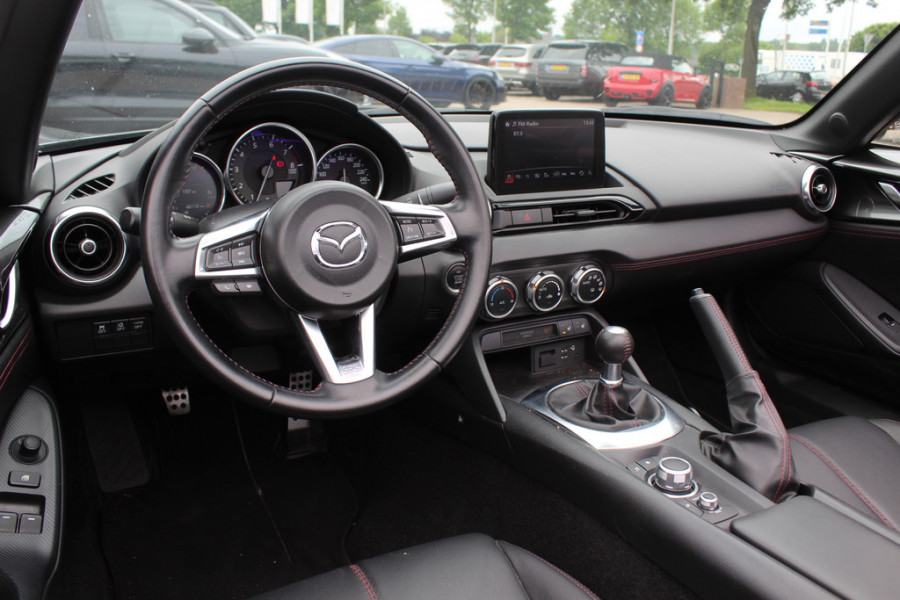 Mazda MX-5 1.5 SkyActiv-G 132 GT-M 18.925 km! / Camera / Leder / Keyless / Sportstoelen / Navigatie / DAB / Cruise Control