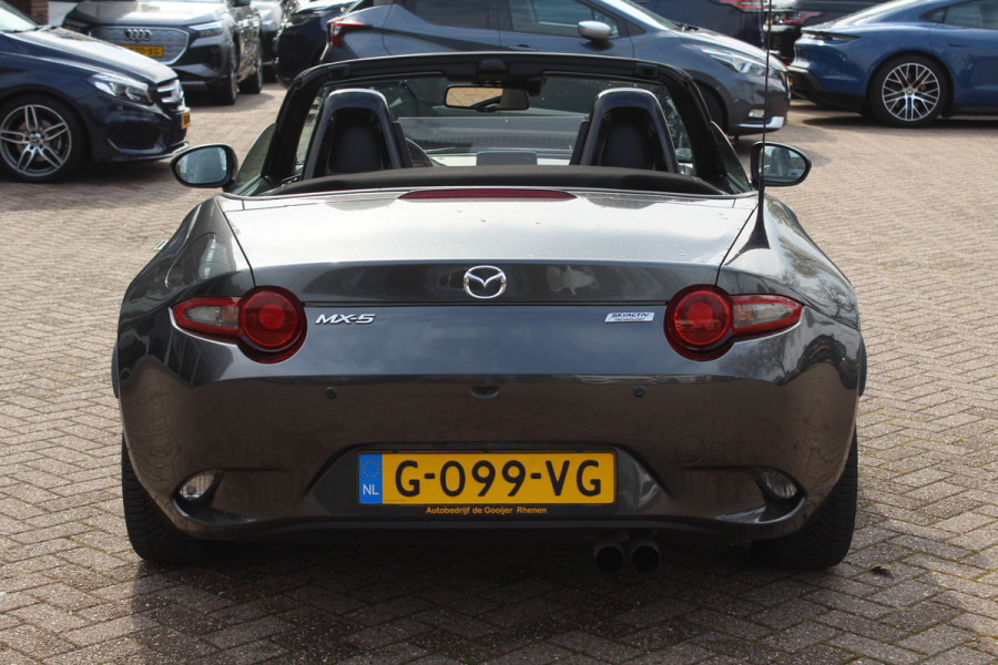 Mazda MX-5 1.5 SkyActiv-G 132 GT-M 18.925 km! / Camera / Leder / Keyless / Sportstoelen / Navigatie / DAB / Cruise Control