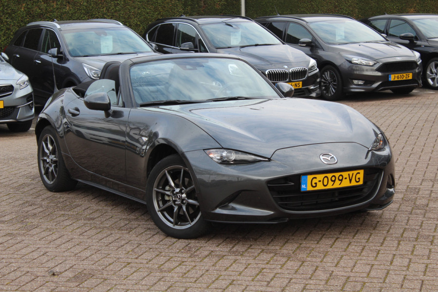 Mazda MX-5 1.5 SkyActiv-G 132 GT-M 18.925 km! / Camera / Leder / Keyless / Sportstoelen / Navigatie / DAB / Cruise Control