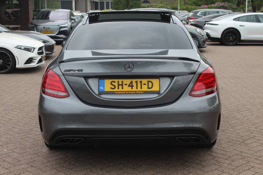 Mercedes-Benz C-Klasse 180 Sport Edition Premium Plus / Panoramadak / 360Camera / Burmester / Leder / 19'' / Sfeerverlichting / Memory seats / Nightpakket / Navigatie / Dodehoek / Cruise Control