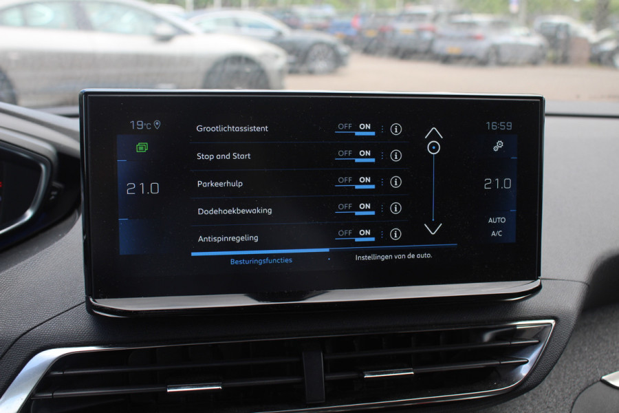 Peugeot 5008 1.2 Hybrid Allure Pack Business 7p. / Camera / Half leder / Navigatie / 18'' / Keyless / Dodehoek / Stoelverwarming / Cruise Control