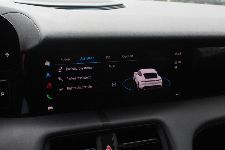 Porsche Taycan 79 kWh / SoH 95% / Panoramadak / Leder / Parkeerhulp V+A / 19'' / Stoelverwarming / DAB / Cruise Control