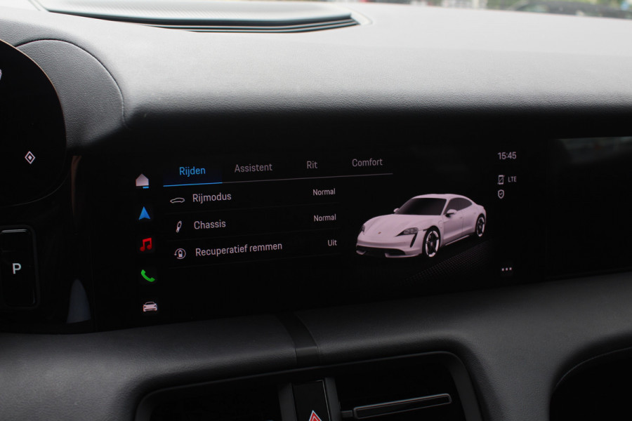 Porsche Taycan 79 kWh / SoH 95% / Panoramadak / Leder / Parkeerhulp V+A / 19'' / Stoelverwarming / DAB / Cruise Control