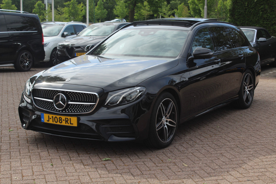Mercedes-Benz E-Klasse Estate AMG 43 4MATIC Premium Plus / Panoramadak / 360Camera / Leder / Memory seats / 19'' / Luchtvering / Navigatie / Stoelverwarming