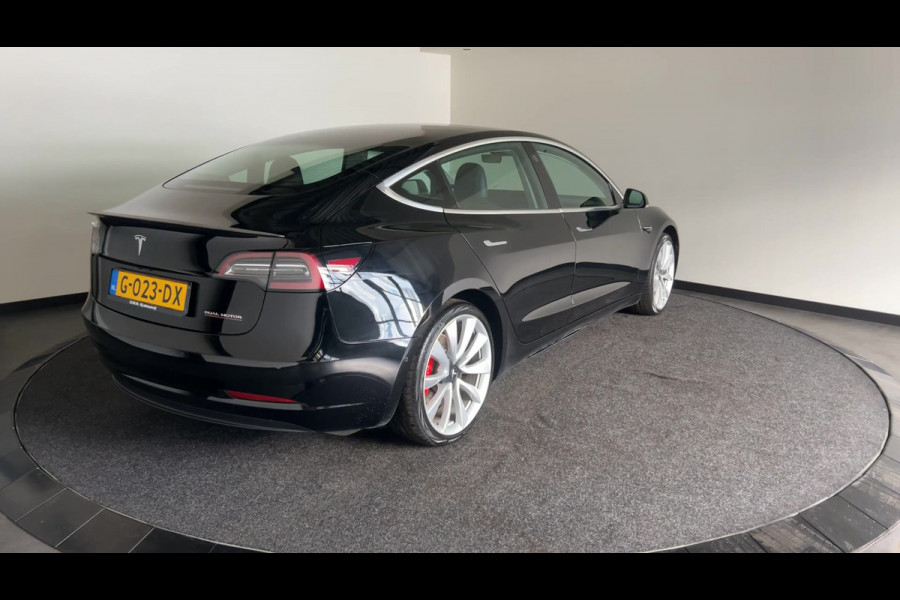 Tesla Model 3 Performance AWD 75 kWh | Panoramadak | SoH (batterijcheck) 85.17 % score!