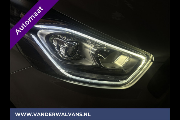 Ford Transit Custom 2.0 TDCI 131pk Automaat L1H1 Euro6 Airco | LED | Cruisecontrol | Verwarmde voorruit Parkeersensoren, Bijrijdersbank