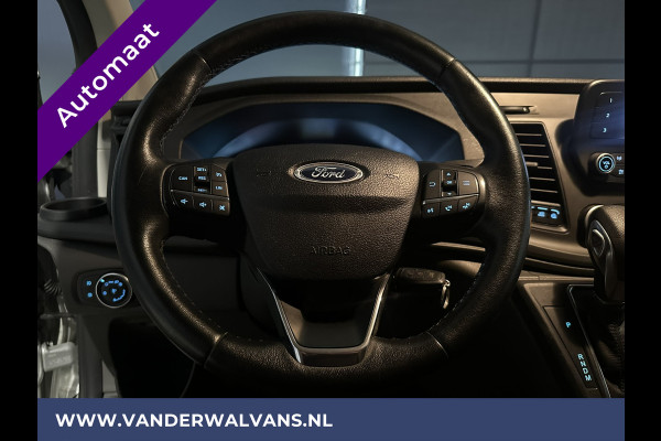 Ford Transit Custom 2.0 TDCI 131pk Automaat L1H1 Euro6 Airco | LED | Cruisecontrol | Verwarmde voorruit Parkeersensoren, Bijrijdersbank