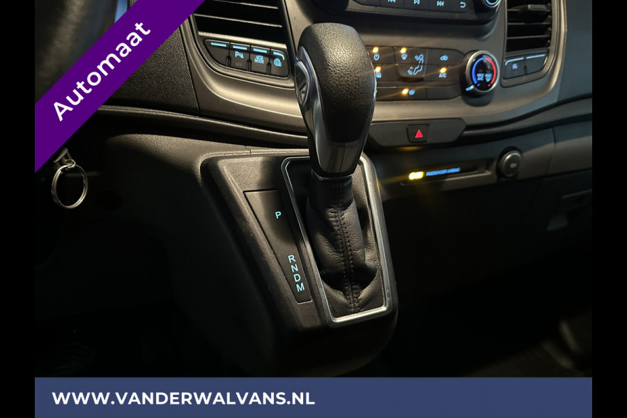 Ford Transit Custom 2.0 TDCI 131pk Automaat L1H1 Euro6 Airco | LED | Cruisecontrol | Verwarmde voorruit Parkeersensoren, Bijrijdersbank