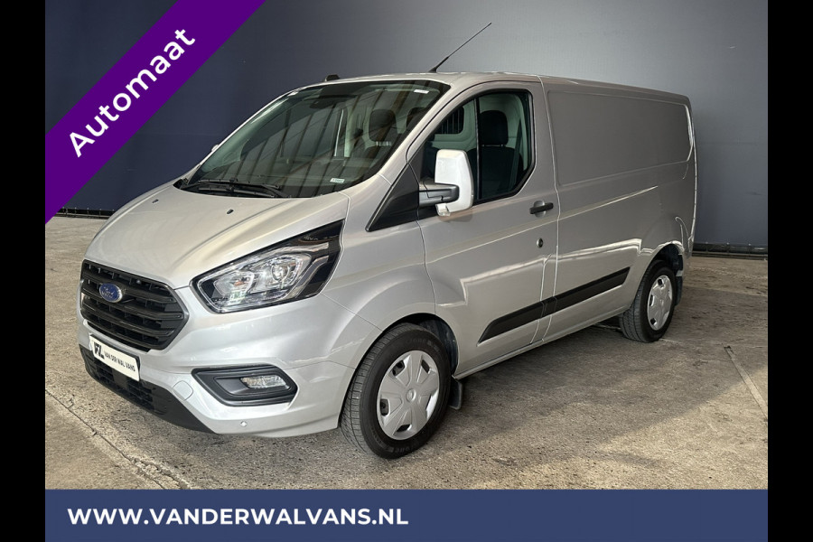 Ford Transit Custom 2.0 TDCI 131pk Automaat L1H1 Euro6 Airco | LED | Cruisecontrol | Verwarmde voorruit Parkeersensoren, Bijrijdersbank