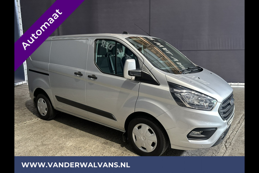 Ford Transit Custom 2.0 TDCI 131pk Automaat L1H1 Euro6 Airco | LED | Cruisecontrol | Verwarmde voorruit Parkeersensoren, Bijrijdersbank
