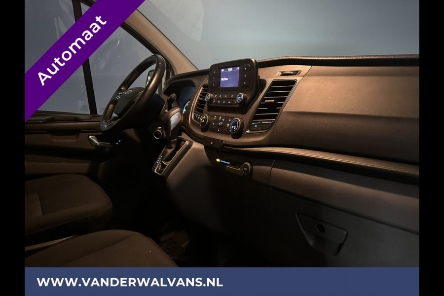 Ford Transit Custom 2.0 TDCI 131pk Automaat L1H1 Euro6 Airco | LED | Cruisecontrol | Verwarmde voorruit Parkeersensoren, Bijrijdersbank
