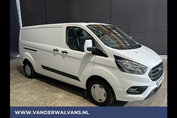 Ford Transit Custom 2.0 TDCI L2H1 Euro6 Airco | Navigatie | Camera | LED | Cruisecontrol | Verwarmde voorruit 2800kg trekvermogen, Stoelverwarming, Parkeersensoren, Bijrijdersbank
