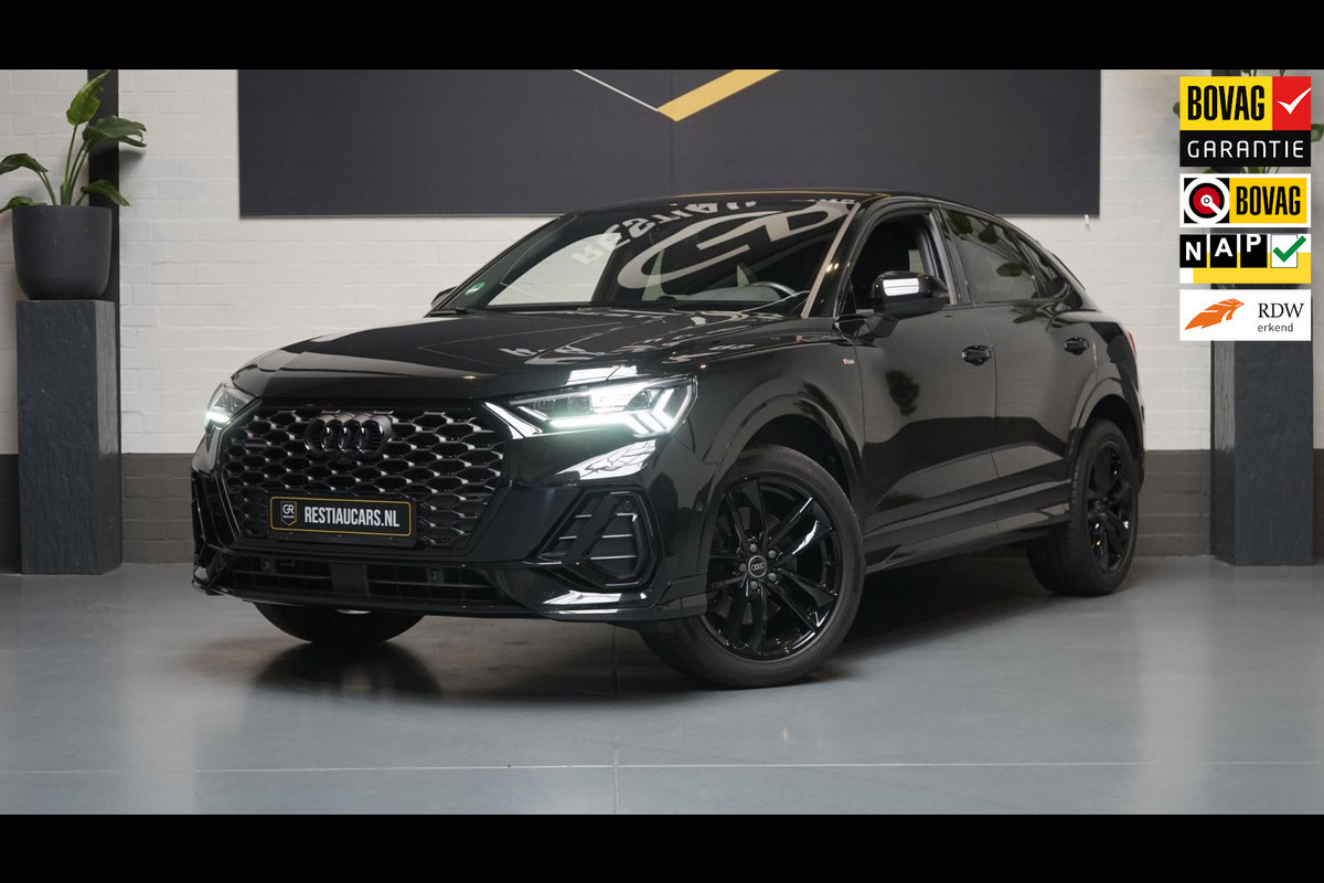 Audi Q3 Sportback 45 TFSI Quattro 3x S-Line Black Edition AUTOMAAT-360 CAMERA-ACC-BANG&OLUFSEN-KEYLESS-MATRIX-STANDKACHEL-TREKHAAK Audi Q3 Sportback 45 TFSI Quattro 3x S-Line Black Edition AUTOMAAT-360 CAMERA-ACC-BANG&OLUFSEN-KEYLESS-MATRIX-STANDKACHEL-TREKHAAK