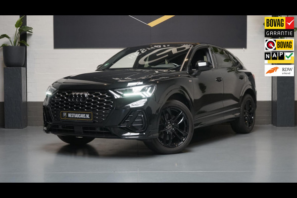 Audi Q3 Sportback 45 TFSI Quattro 3x S-Line Black Edition AUTOMAAT-360 CAMERA-ACC-BANG&OLUFSEN-KEYLESS-MATRIX-STANDKACHEL-TREKHAAK