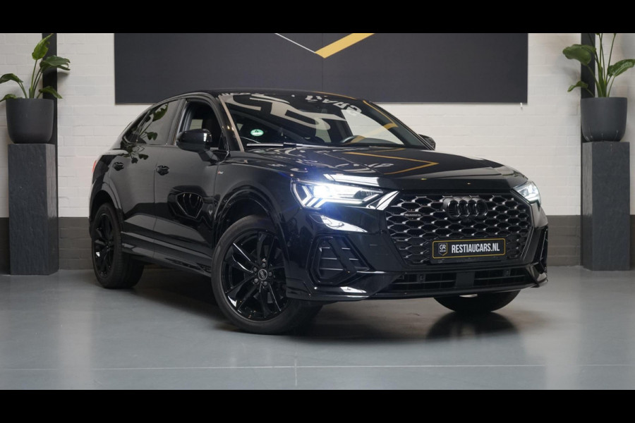 Audi Q3 Sportback 45 TFSI Quattro 3x S-Line Black Edition AUTOMAAT-360 CAMERA-ACC-BANG&OLUFSEN-KEYLESS-MATRIX-STANDKACHEL-TREKHAAK