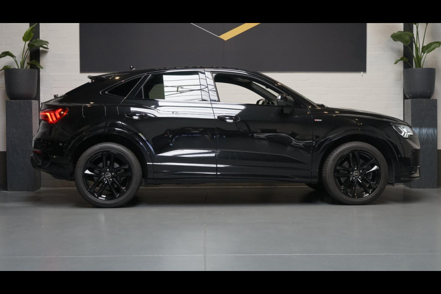 Audi Q3 Sportback 45 TFSI Quattro 3x S-Line Black Edition AUTOMAAT-360 CAMERA-ACC-BANG&OLUFSEN-KEYLESS-MATRIX-STANDKACHEL-TREKHAAK