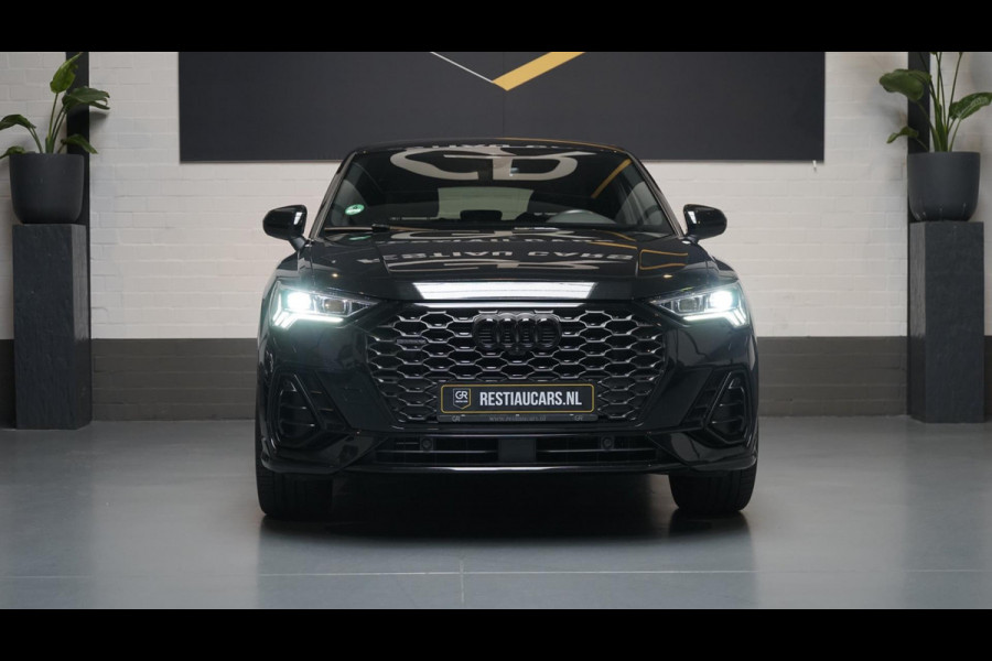 Audi Q3 Sportback 45 TFSI Quattro 3x S-Line Black Edition AUTOMAAT-360 CAMERA-ACC-BANG&OLUFSEN-KEYLESS-MATRIX-STANDKACHEL-TREKHAAK