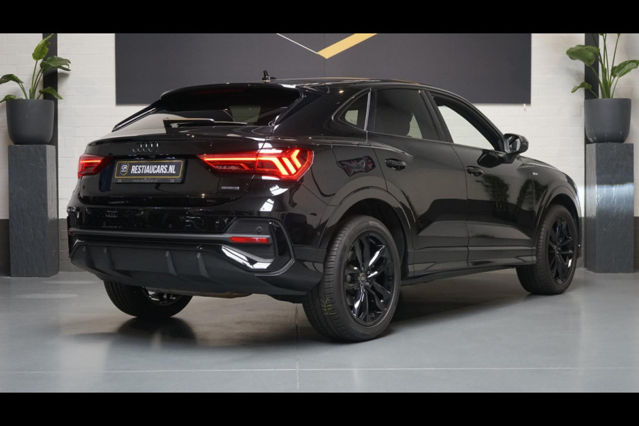 Audi Q3 Sportback 45 TFSI Quattro 3x S-Line Black Edition AUTOMAAT-360 CAMERA-ACC-BANG&OLUFSEN-KEYLESS-MATRIX-STANDKACHEL-TREKHAAK