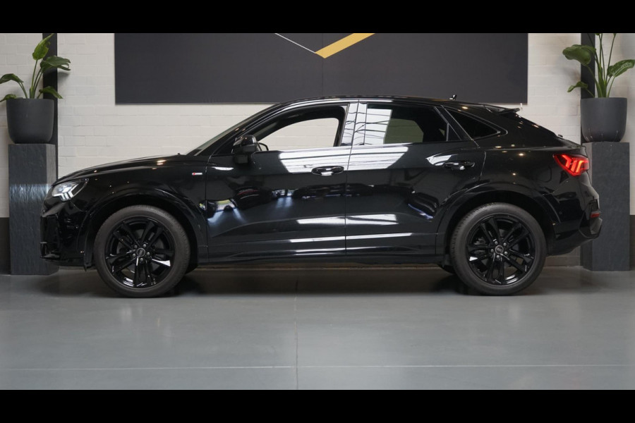 Audi Q3 Sportback 45 TFSI Quattro 3x S-Line Black Edition AUTOMAAT-360 CAMERA-ACC-BANG&OLUFSEN-KEYLESS-MATRIX-STANDKACHEL-TREKHAAK