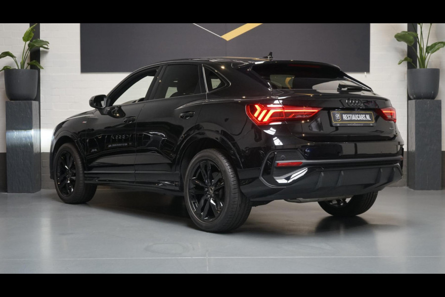 Audi Q3 Sportback 45 TFSI Quattro 3x S-Line Black Edition AUTOMAAT-360 CAMERA-ACC-BANG&OLUFSEN-KEYLESS-MATRIX-STANDKACHEL-TREKHAAK
