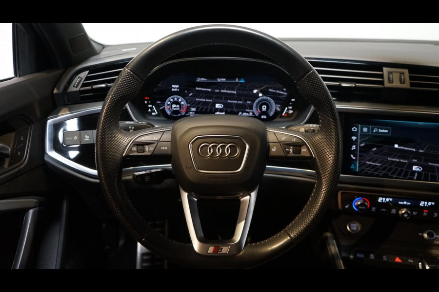 Audi Q3 Sportback 45 TFSI Quattro 3x S-Line Black Edition AUTOMAAT-360 CAMERA-ACC-BANG&OLUFSEN-KEYLESS-MATRIX-STANDKACHEL-TREKHAAK