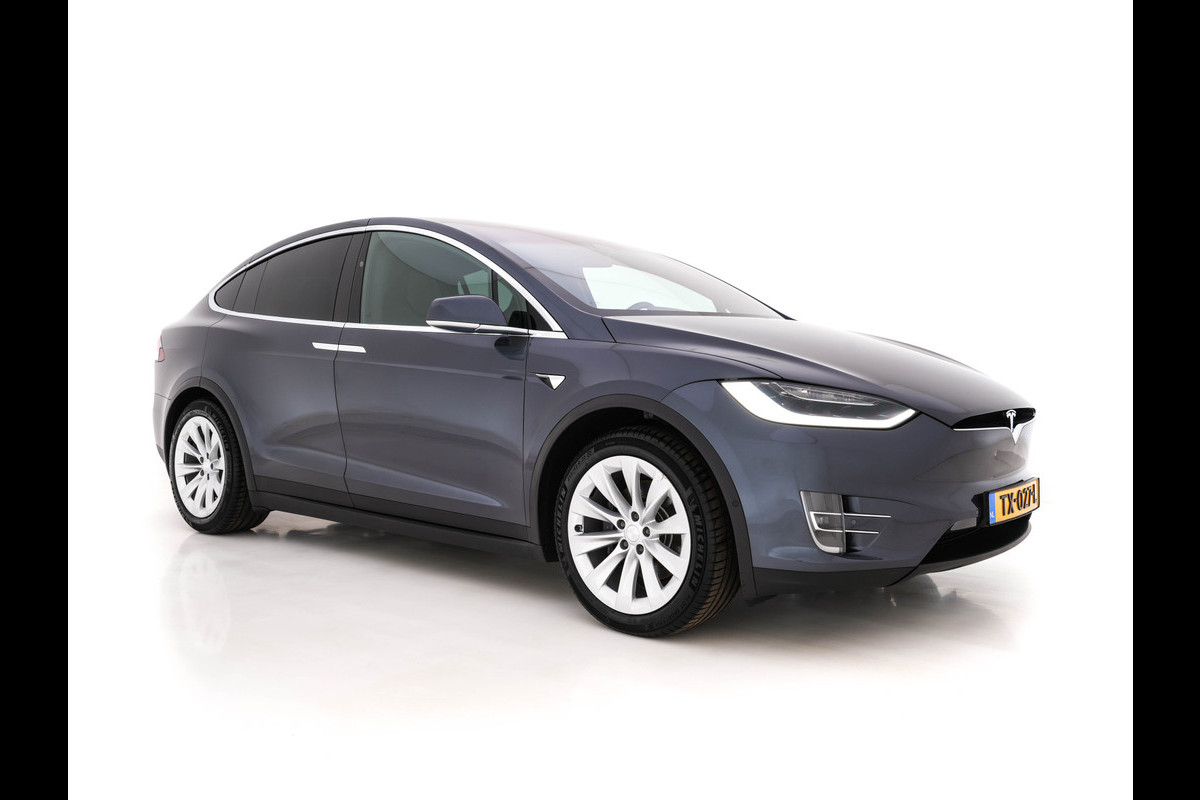 Tesla Model X 100D AWD [ 3-Fase ] Aut. *PANO-WINDOW | AUTO-PILOT | FULL-LEATHER | TOWBAR | CCS-FASTLOADER | NAVI-FULLMAP | FULL-LED | AIR-SUSPENSION | DIGI-COCKPIT | KEYLESS | CAMERA | DAB+ | HEATED-COMFORT-SEATS | 20''ALU*