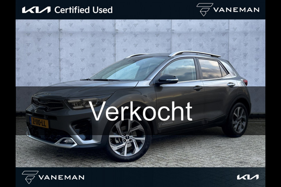 Kia Stonic 1.0 T-GDi MHEV GT-Line Camera | Navi | H-Leder | Stuur-/Stoelverwarming | 17" Velgen | Apple CarPlay/Android Auto | Key-Less | PDC | Cruise | LED |