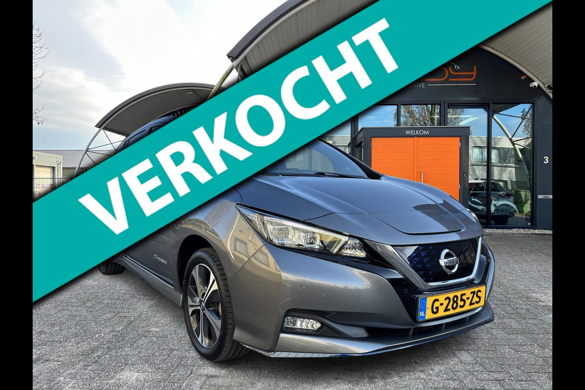Nissan Leaf E+ Tekna 62 kWh 92% SOH Batterij Certificaat LEER BOSE CARPLAY 1e EIGENAAR Rijklaarprijs!
