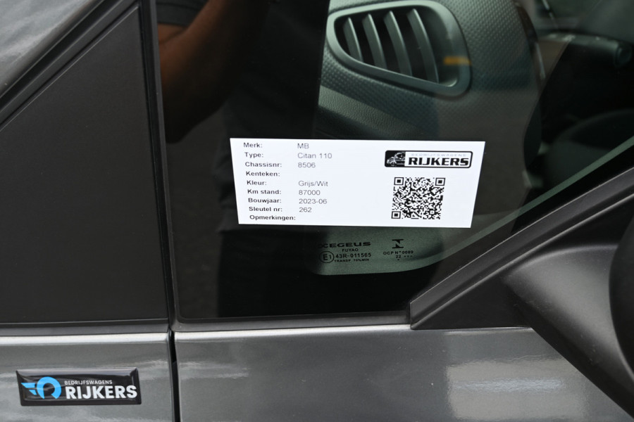 Mercedes-Benz Citan 110 CDI L1 MBUX met Apple Carplay/Android Auto, Trekhaak, Cruise control