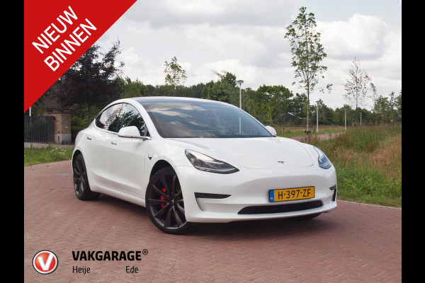 Tesla Model 3 Performance AWD 75 kWh | Performance Dual Motor AWD 4D 360kW | Camera | Glazen dak |