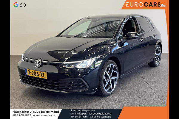Volkswagen Golf 1.5 eTSI Life DSG-7 Aut Trekhaak Navigatie Apple Carplay/ Android Auto Camera Parkeersensoren Adaptive Cruise Control Stuur- en stoelverwarming Virtual Cockpit Lichtmetalen velgen Sfeerverlichting Climate Control