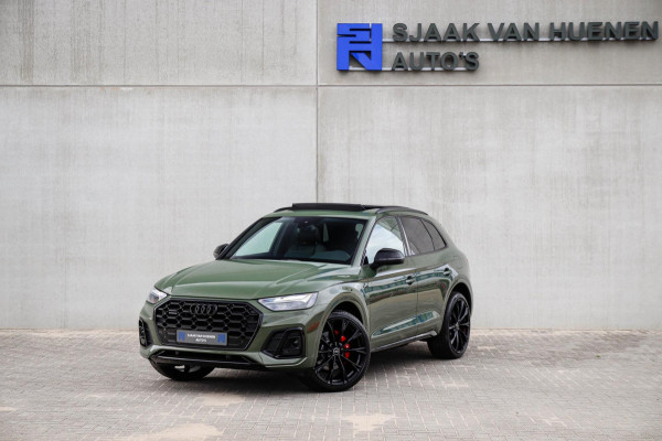 Audi Q5 50 TFSI e Quattro Competition S Edition S-Line 299pk Automaat|1e Eig|DLR|Panoramadak|Virtual Cockpit|Camera|Black|Trekhaak