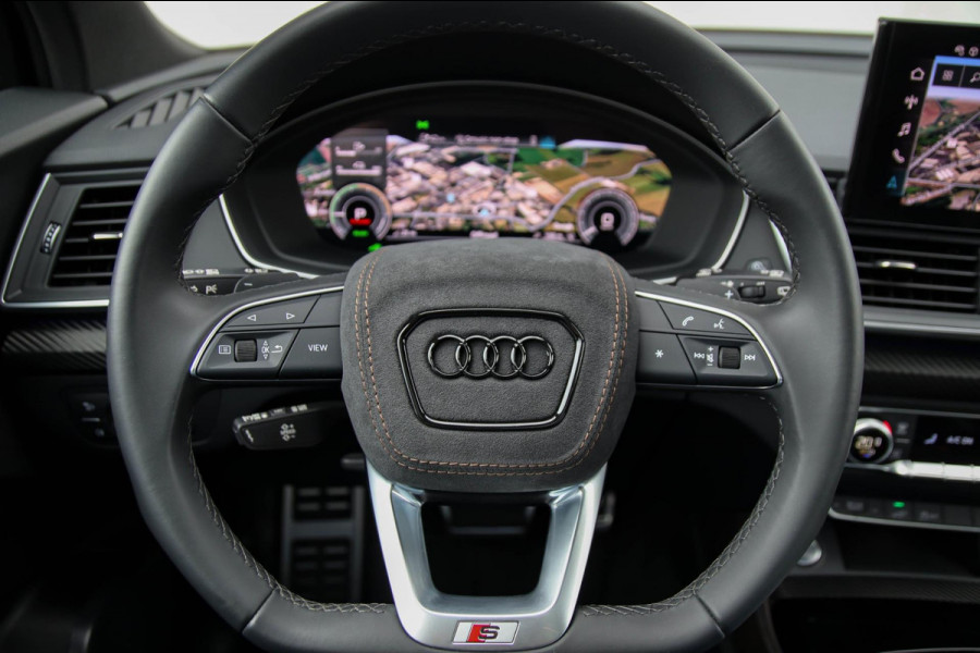Audi Q5 50 TFSI e Quattro Competition S Edition S-Line 299pk Automaat|1e Eig|DLR|Panoramadak|Virtual Cockpit|Camera|Black|Trekhaak