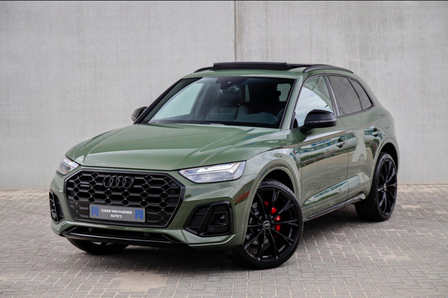 Audi Q5 50 TFSI e Quattro Competition S Edition S-Line 299pk Automaat|1e Eig|DLR|Panoramadak|Virtual Cockpit|Camera|Black|Trekhaak