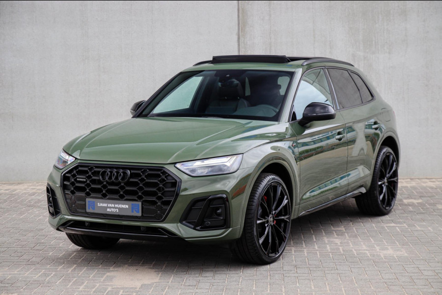 Audi Q5 50 TFSI e Quattro Competition S Edition S-Line 299pk Automaat|1e Eig|DLR|Panoramadak|Virtual Cockpit|Camera|Black|Trekhaak