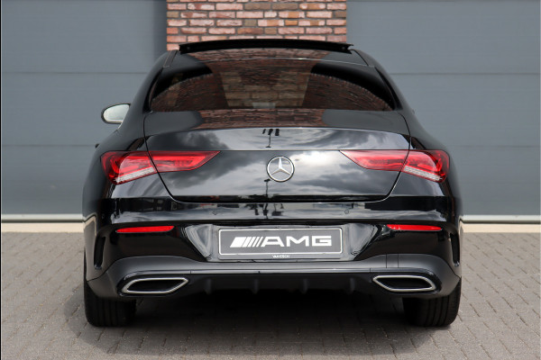 Mercedes-Benz CLA-Klasse 180 AMG Line Aut7 | Memorypakket | Panoramadak | Burmester | Augmented Reality | Sfeerverlichting | Camera | Nightpakket |