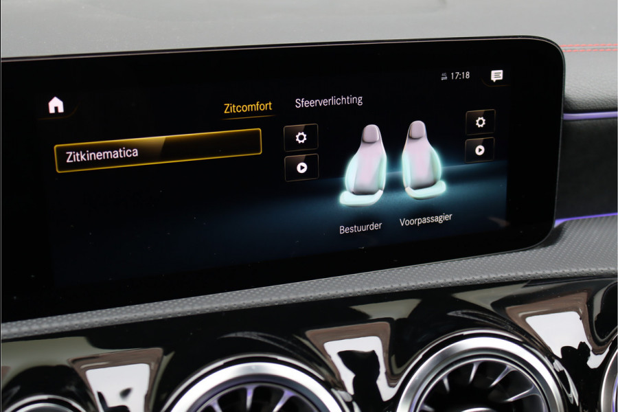 Mercedes-Benz CLA-Klasse 180 AMG Line Aut7 | Memorypakket | Panoramadak | Burmester | Augmented Reality | Sfeerverlichting | Camera | Nightpakket |