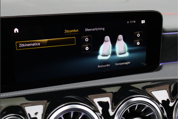 Mercedes-Benz CLA-Klasse 180 AMG Line Aut7 | Memorypakket | Panoramadak | Burmester | Augmented Reality | Sfeerverlichting | Camera | Nightpakket |