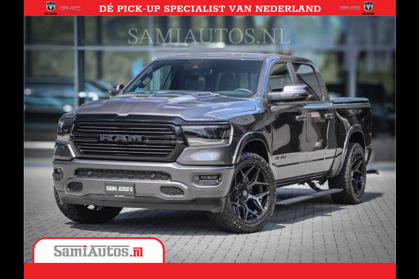 Dodge Ram 1500 Laramie Night 5,7 V8 402PK | Krachtige Hemi | Zeer Rijk Uitgevoerd | Comfortabele Dubbele Cabine met Royale 5 Zitplaatsen | BPM vrij | Nu Leverbaar uit Voorraad | Voorraad Nr 2371 - 2297