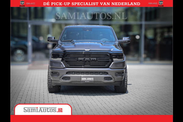 Dodge Ram 1500 Laramie Night 5,7 V8 402PK | Krachtige Hemi | Zeer Rijk Uitgevoerd | Comfortabele Dubbele Cabine met Royale 5 Zitplaatsen | BPM vrij | Nu Leverbaar uit Voorraad | Voorraad Nr 2371 - 2297
